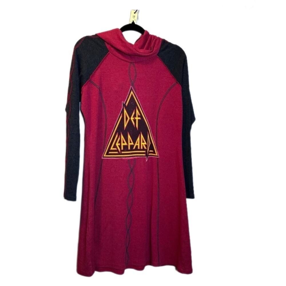Def Leppard kids dress up cycle red and gray hoodie